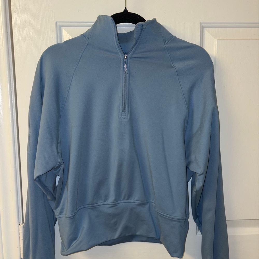 lululemon athletica Blue Quarter-Zip Jacket